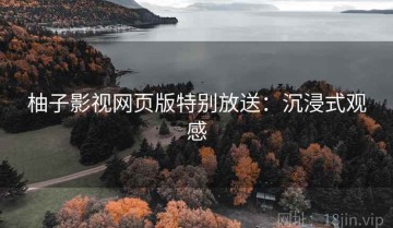 柚子影视网页版特别放送：沉浸式观感